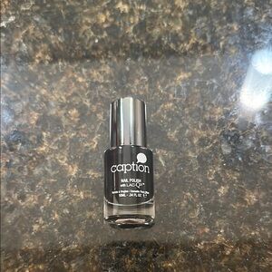 Young Nails Caption Black Nail Polish in Never Ask Permission .34 fl oz New